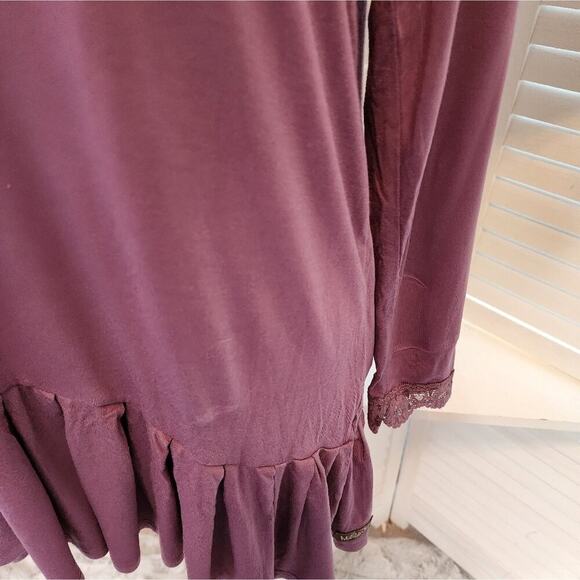 MATILDA JANE SMALL PURPLE LACE PEPLUM TUNIC - Picture 3 of 7